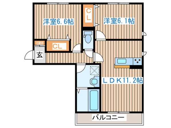 Ｌｅ・ＰｏｎｔⅣの物件間取画像